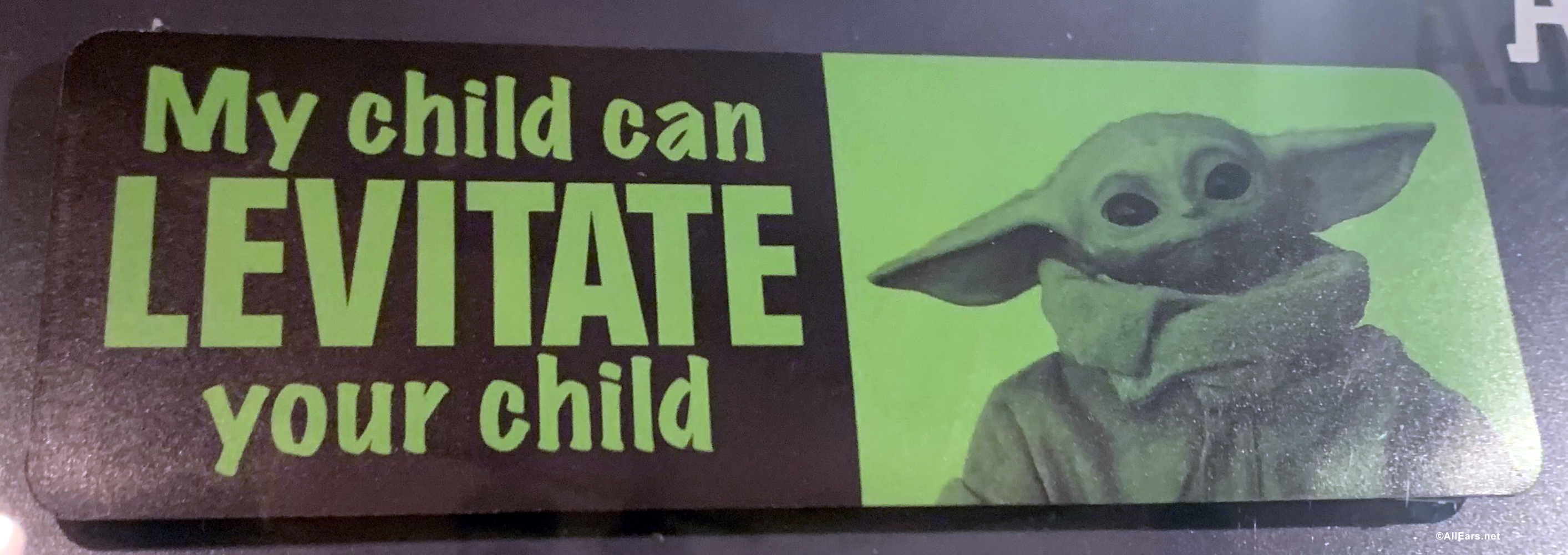 Star Wars Disney Parks Official Baby Yoda The Child On Board Mandalorian Magnet 