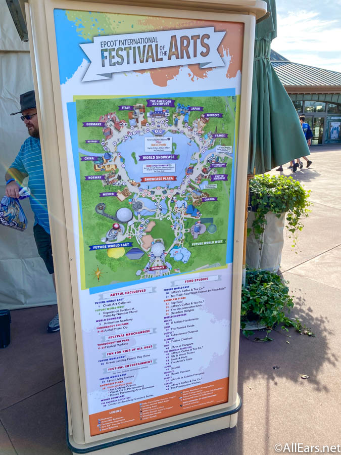 FOTA 2020 Festival Map Epcot - AllEars.Net