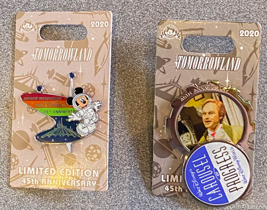 Walt Disney World Space Mountain 45th Anniversary Limited Edition Pin
