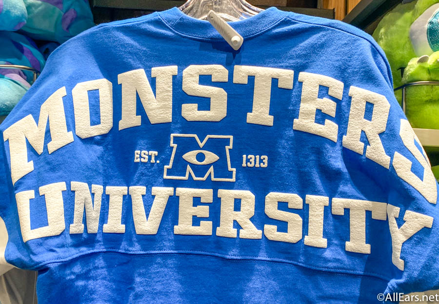 Rep Your AAAAAAAA-lma Mater With The New Monsters University Spirit Jersey  in Disneyland! - AllEars.Net