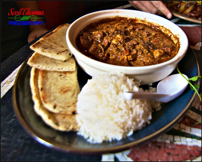 Chicken Tikka Masala at the Yak & Yeti Restaurant