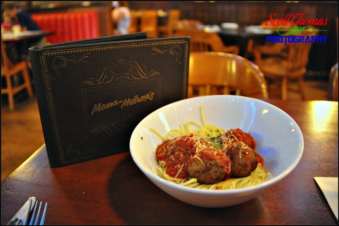 Spaghetti and Meatballs at Mama Melrose's Ristorante Italiano