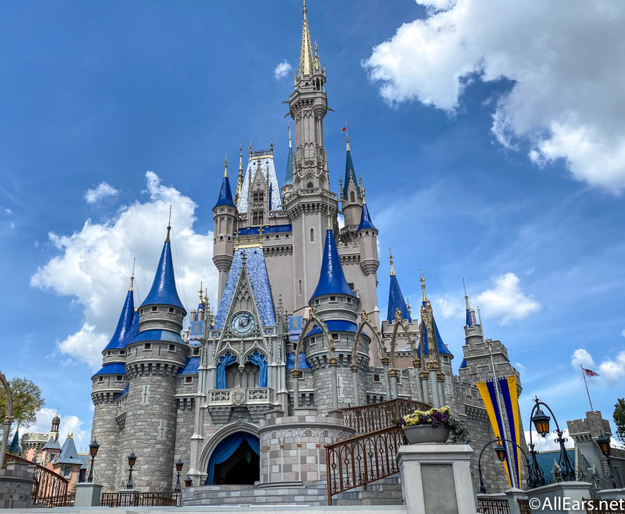 Photos You Have To See The Latest Update On The Cinderella Castle Makeover At Disney World Allears Net