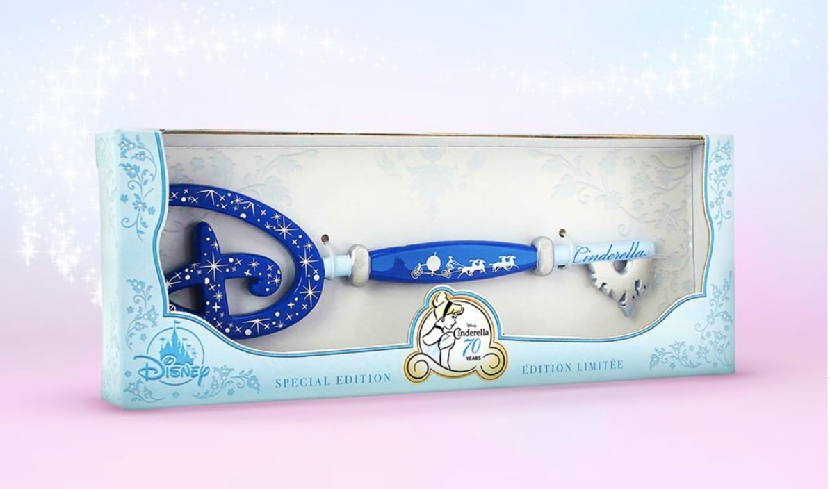 Disney Store Opening Ceremony Cinderella 70th Anniversary Key US Box Version