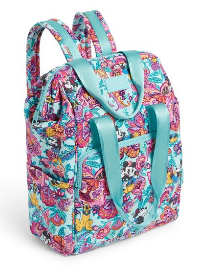 vera bradley-mickey's colorful garden-cooler backpack - AllEars.Net