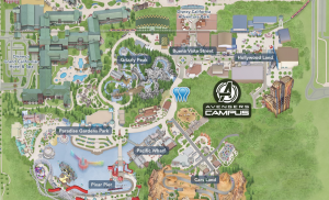 Ae Disneyland California Adventure Avengers Campus Map Allears Net