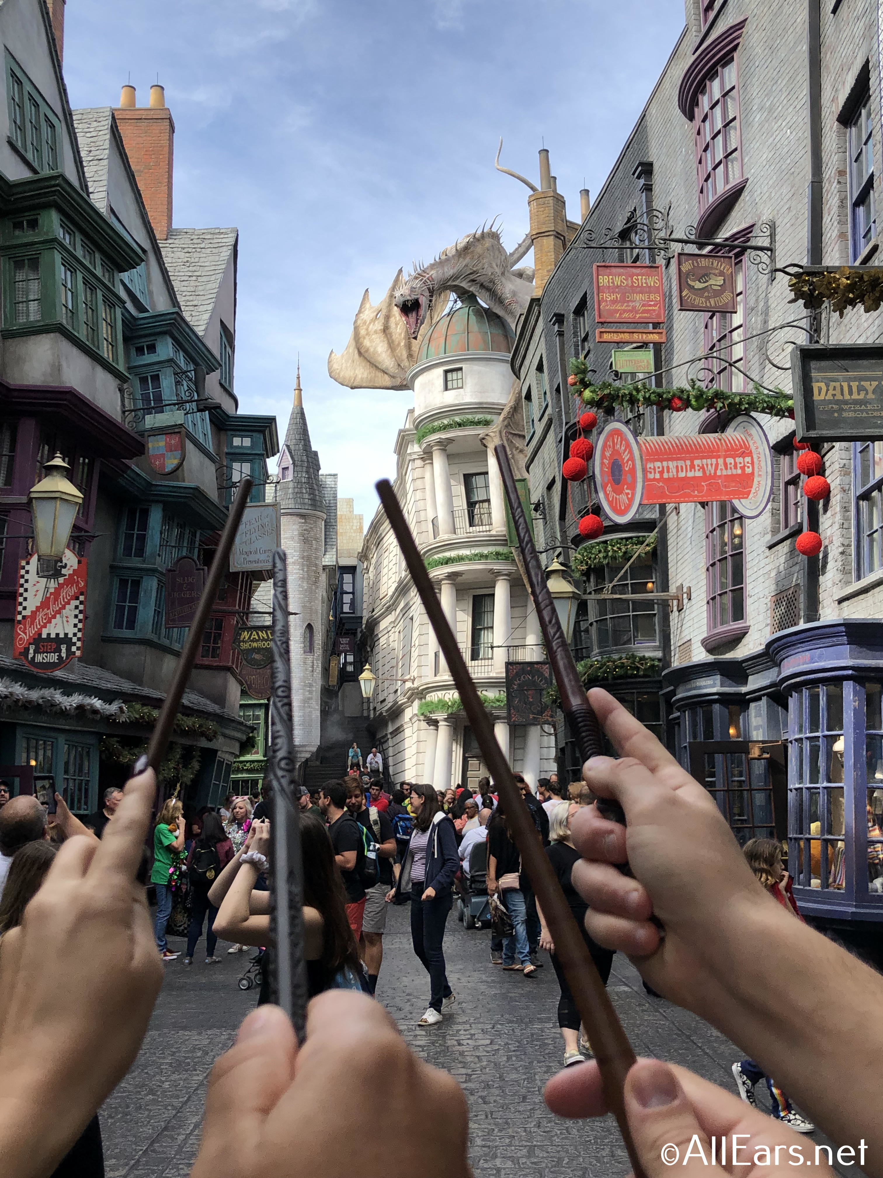 universal studios harry potter wand store