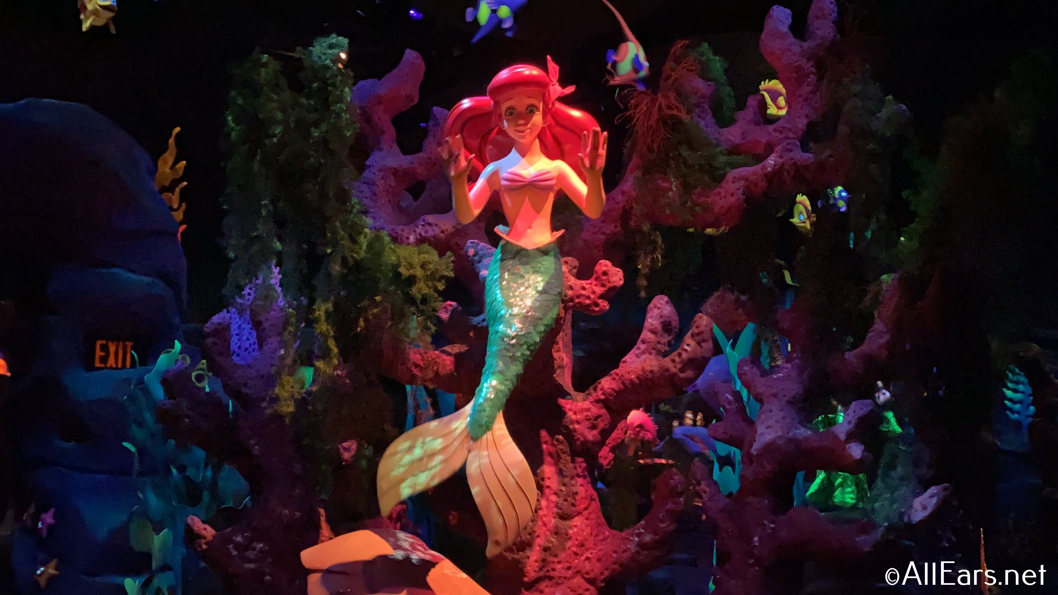 Under The Sea Journey Of The Little Mermaid Magic Kingdom New Fantasyland Allears Net