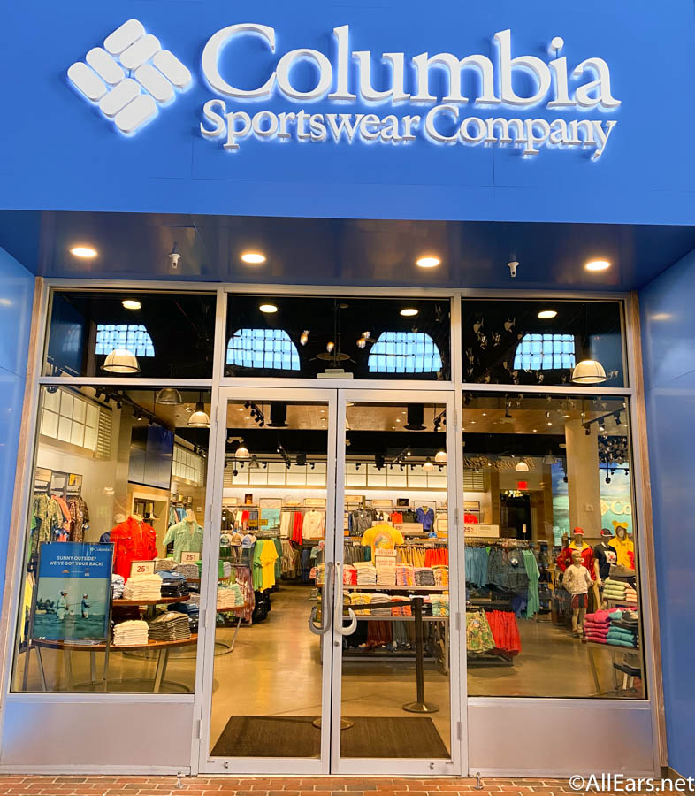 Disney Springs Closure Columbia Sportswear - AllEars.Net