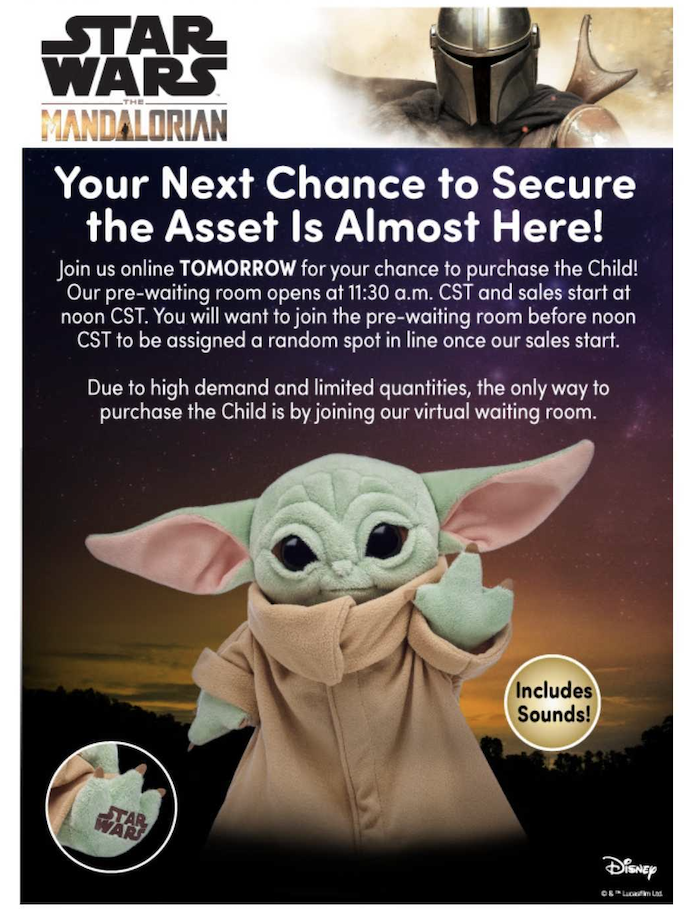 Build-A-Bear stock pops on strong holiday sales, Baby Yoda