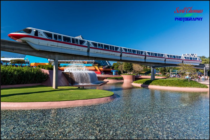 Monorail Red in Epcot