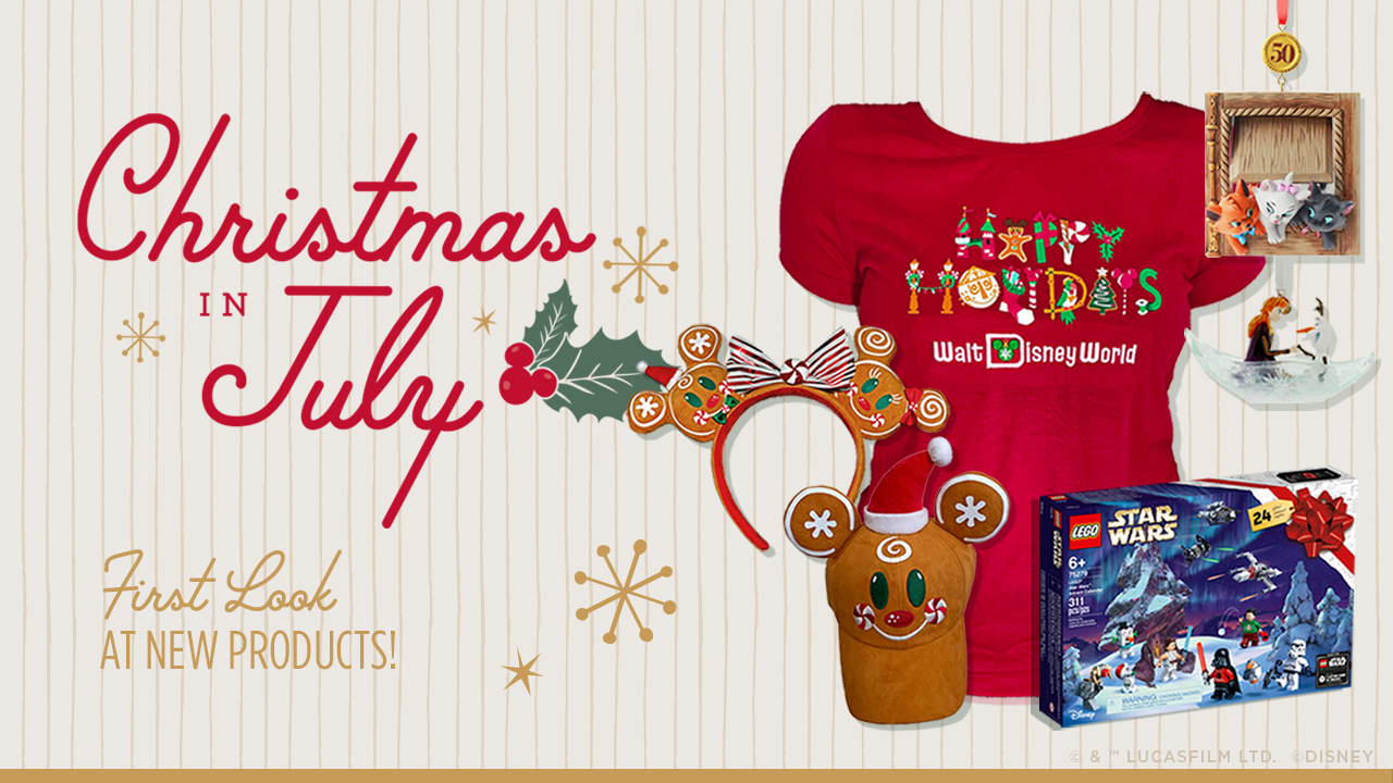 Take a Sneak Peek at the Christmas Merchandise That Will Be Coming to Disney Parks This Holiday