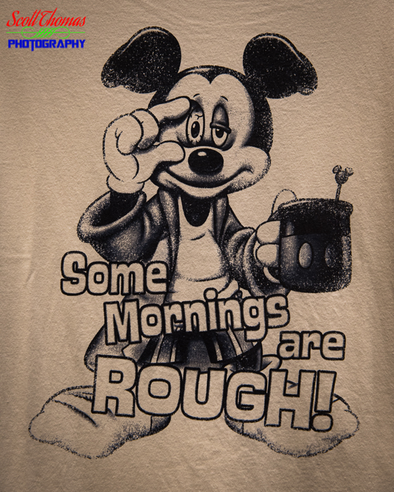 Mickey Some Mornings are Rough t-shirt