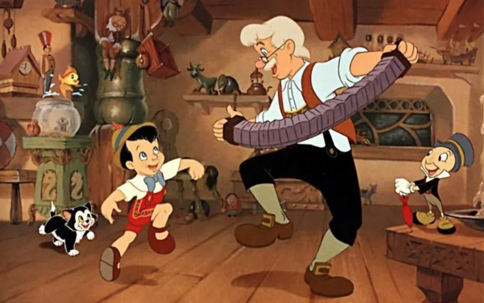 Geppetto och Pinocchio