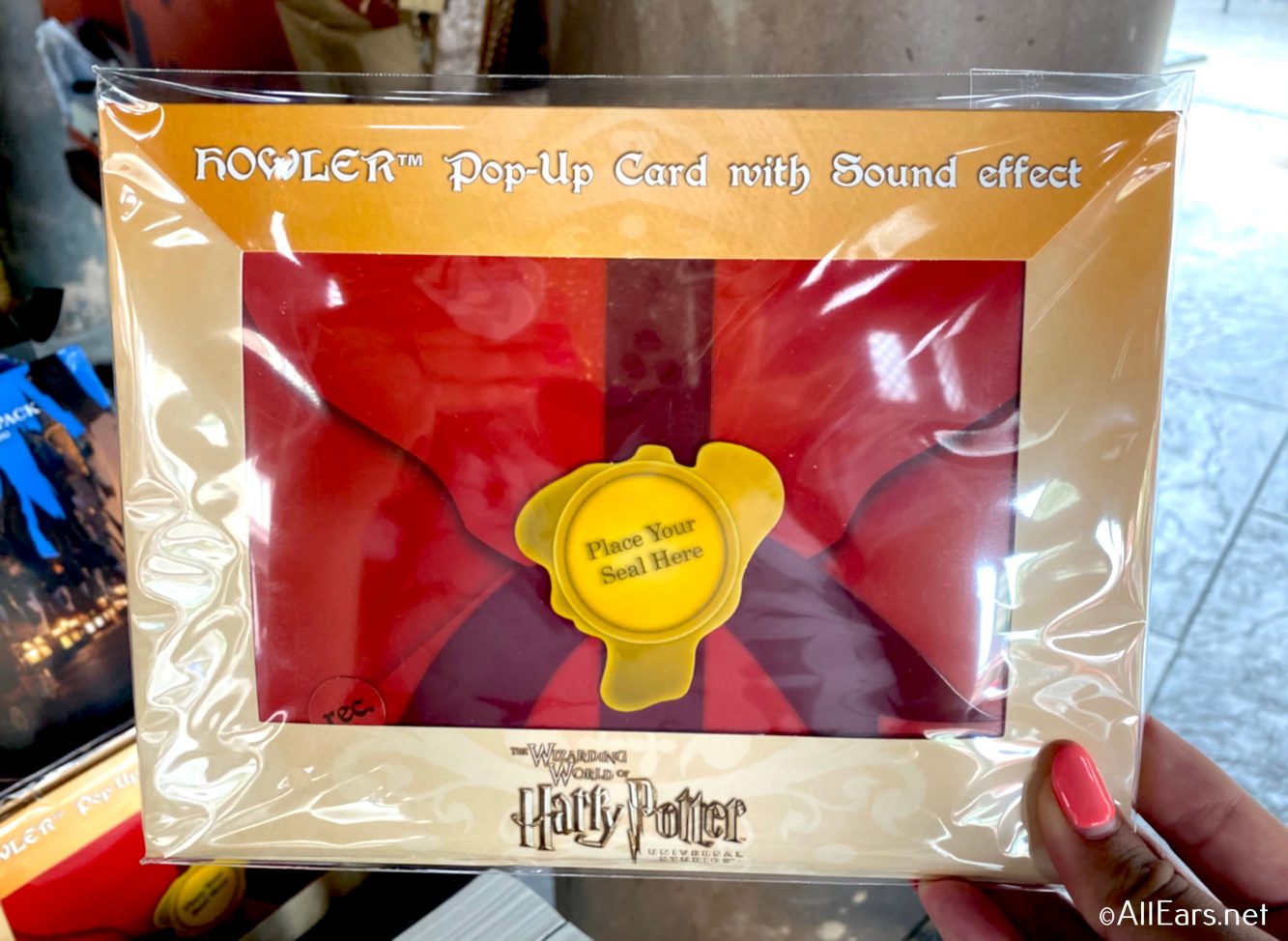 Universal Studios Wizarding World Harry Potter Howler Pop Up Recording Card New