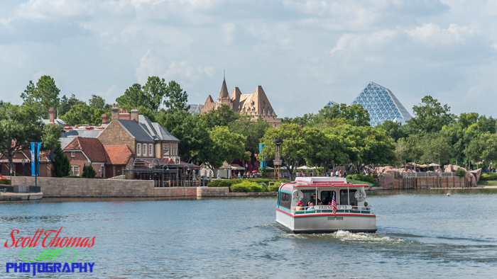 Friendship Boat Cruising World Showcase Lagoon