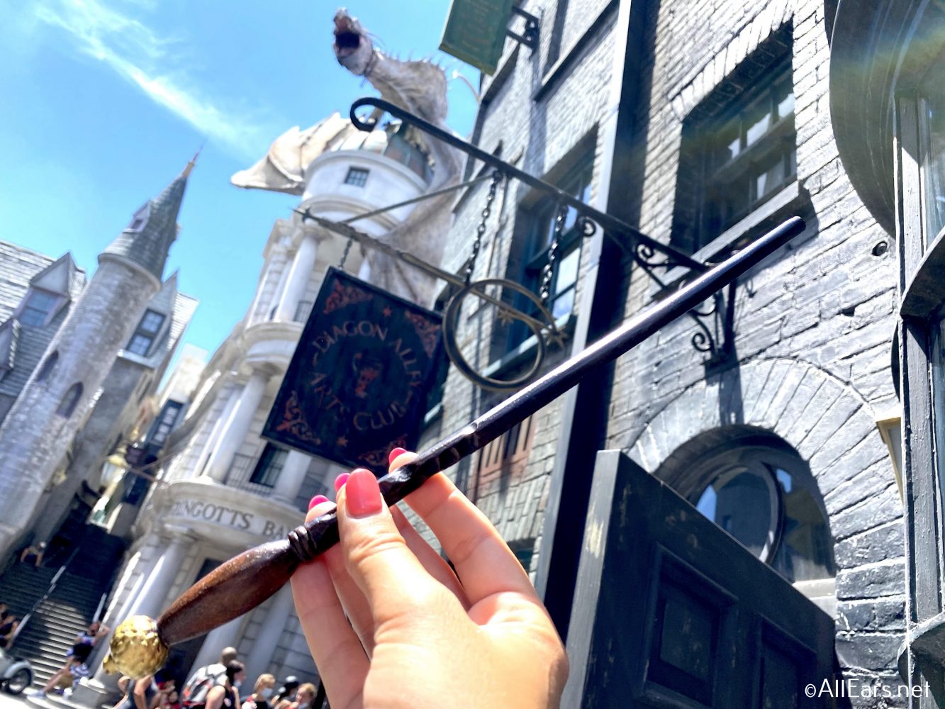 universal studios harry potter wand store