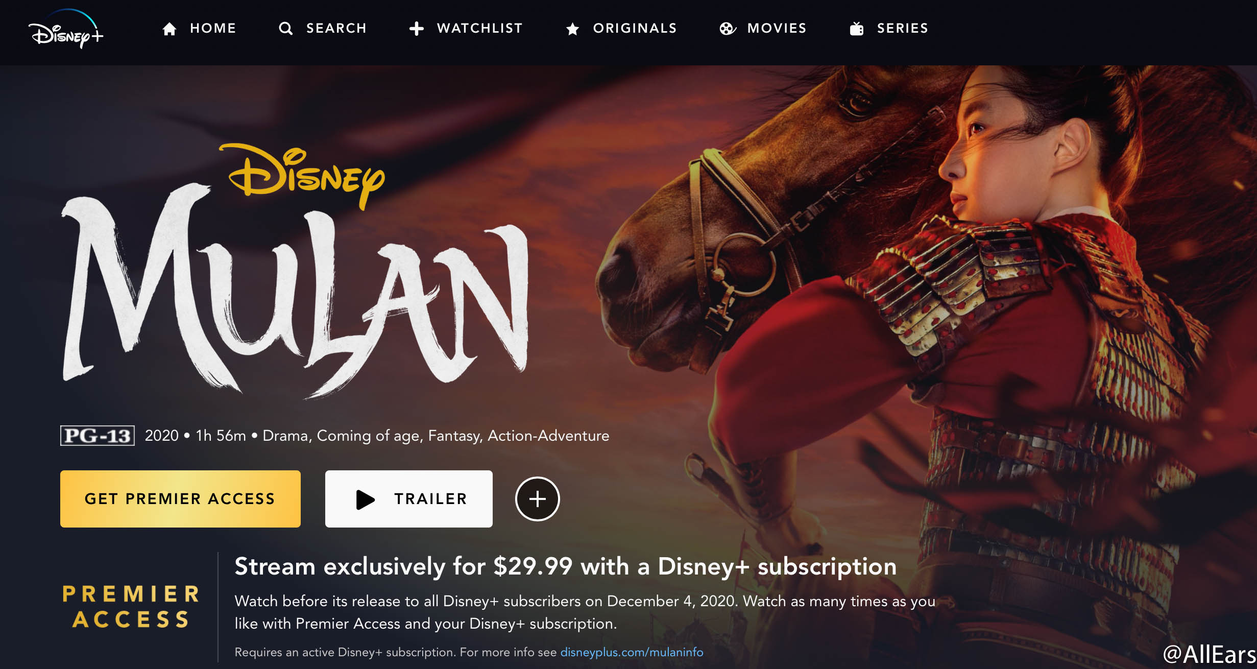Mulan' Has Officially Arrived! Here's How You Can Access the Movie on Your  Disney+ Account! - AllEars.Net