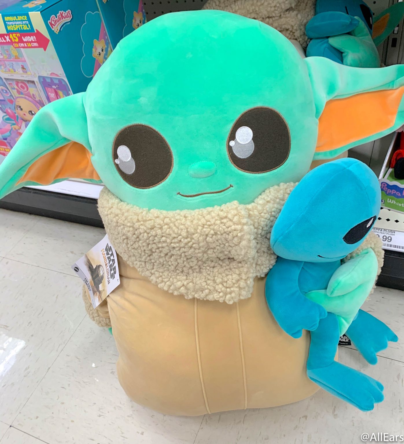 We Just Found the Biggest and Squishiest Baby Yoda Plush EVER - AllEars.Net