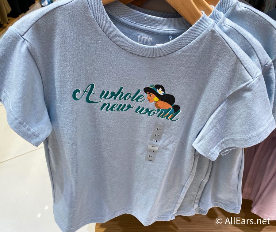 Disney-Springs-UNIQLO-Princess-Songs-Collection-Youth-T-Shirt-Jasmine -  AllEars.Net