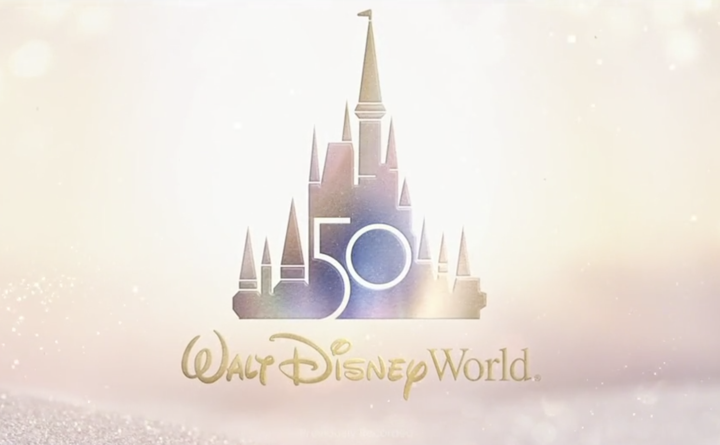 Disney World 50th Anniversary Logo - AllEars.Net
