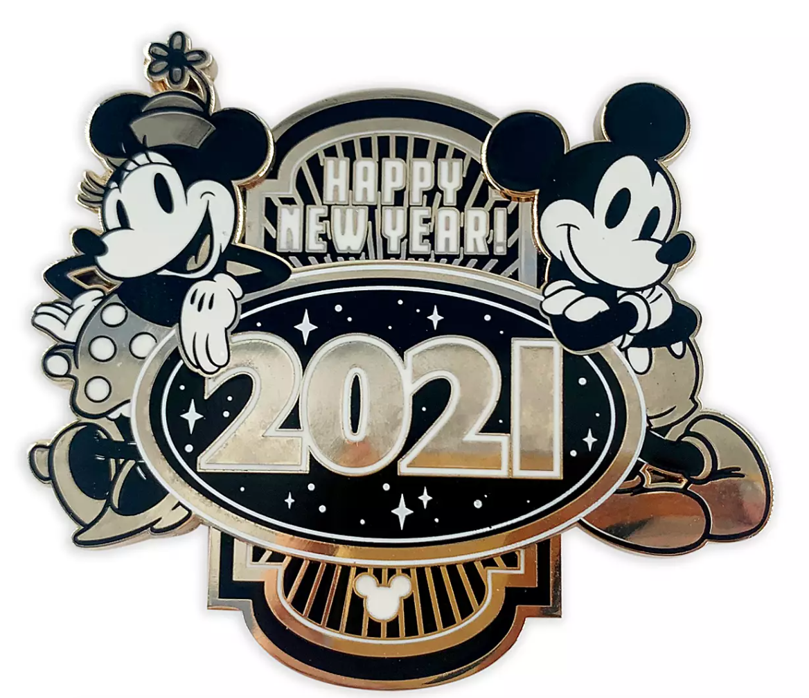 Mickey And Minnie Are Wishing You Happy New Year With This Disney Pin Online Allears Net