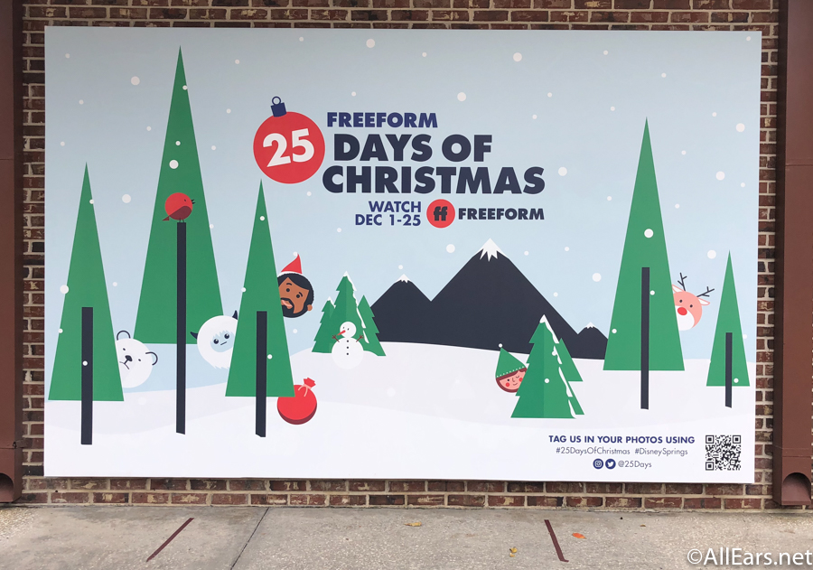 Freeform Christmas 2022 Codes Celebrate Freeform's 25 Days Of Christmas With A New Photo Op In Disney Springs! - Allears.net