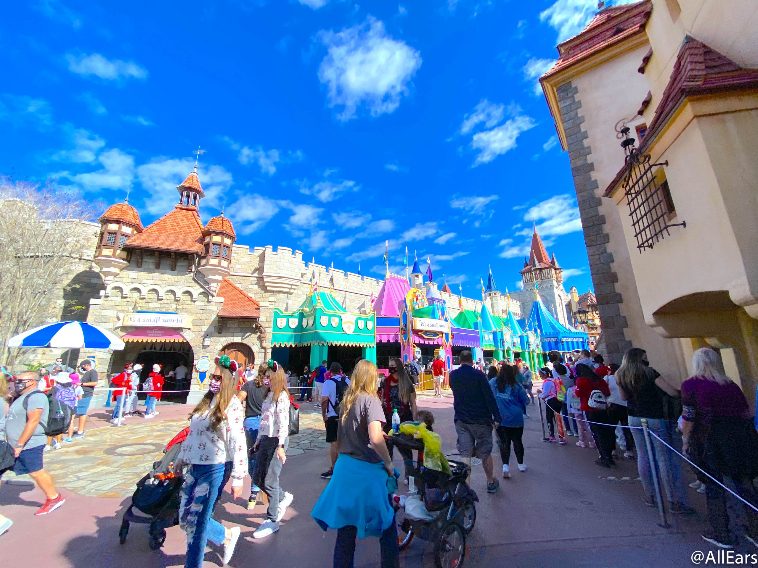 PHOTOS: A Newly Revealed &quot;it&#039;s a small world&quot; Exterior Flaunts a Colorful Look! - AllEars.Net