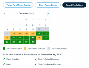 Disney-Park-Pass-Reservation-Availability-December-Replenished-Annual