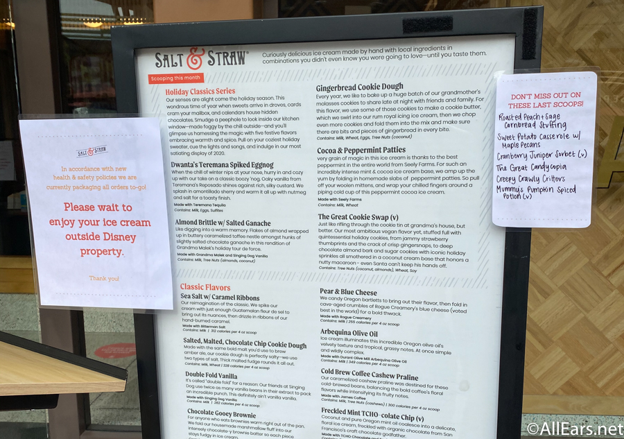 Disneyland Downtown Disney Salt And Straw Take Out California Mandate Allears Net
