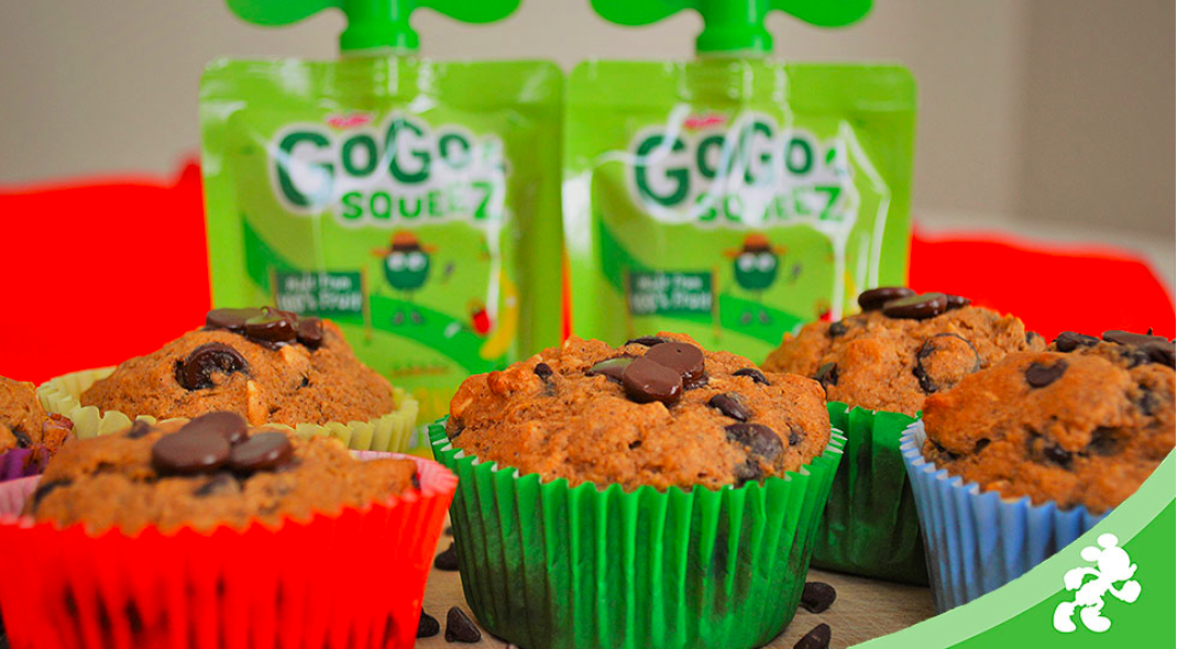 DISNEY RECIPE: Power Your Way Through a Run With These Chocolate Chip (& Dale) Applesauce Muffins! allears.net