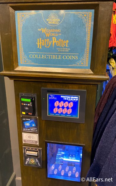 Harry Potter Collectible Coin Album, Universal Florida