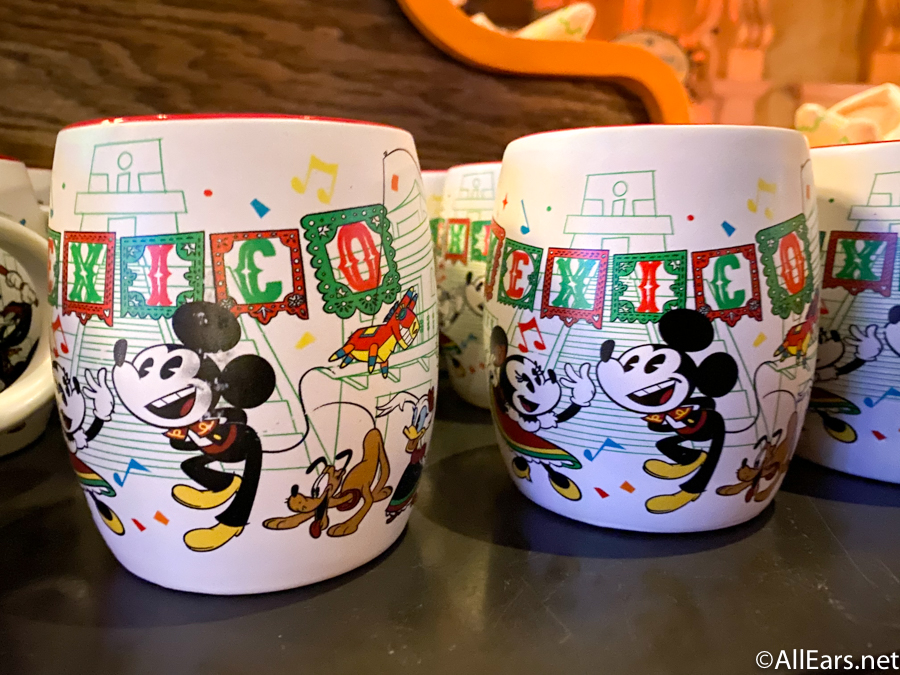 Disney EPCOT World Showcase Mexico Mickey Mariachi Ceramic Mug 3 Caballeros New 