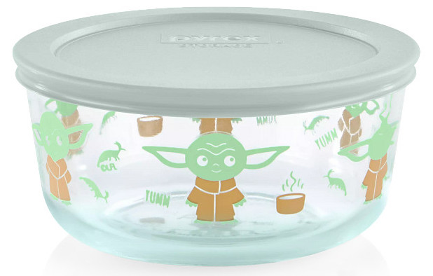 Pyrex, Kitchen, Star Wars Baby Yoda Pyrex Container