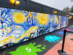 2021 WDW EPCOT Festival of the Arts Paint by Number Mural 