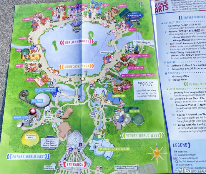 PHOTOS EPCOT Debuts New Park Map Featuring Festival of the