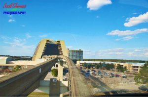 Monorail Ride to Contemporary Resort