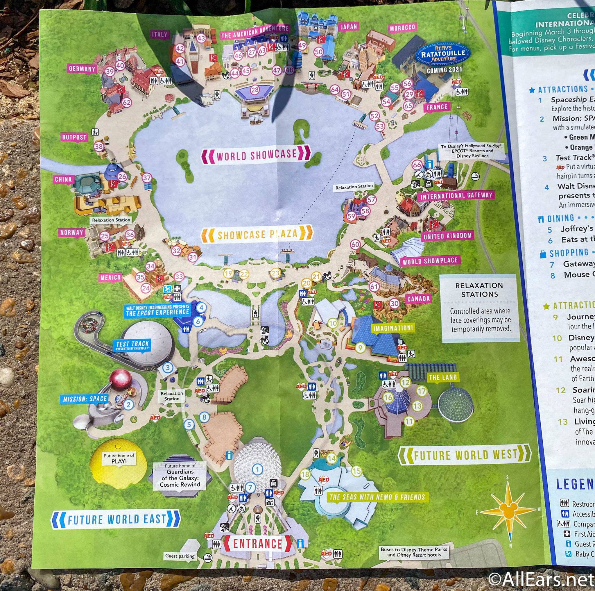 EPCOT's New Park Map Features a Few Exciting Additions!