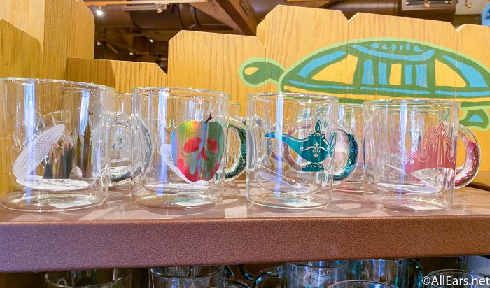 Splash Mountain Glitter Stemmed Wine Glasses - Handmade Disney
