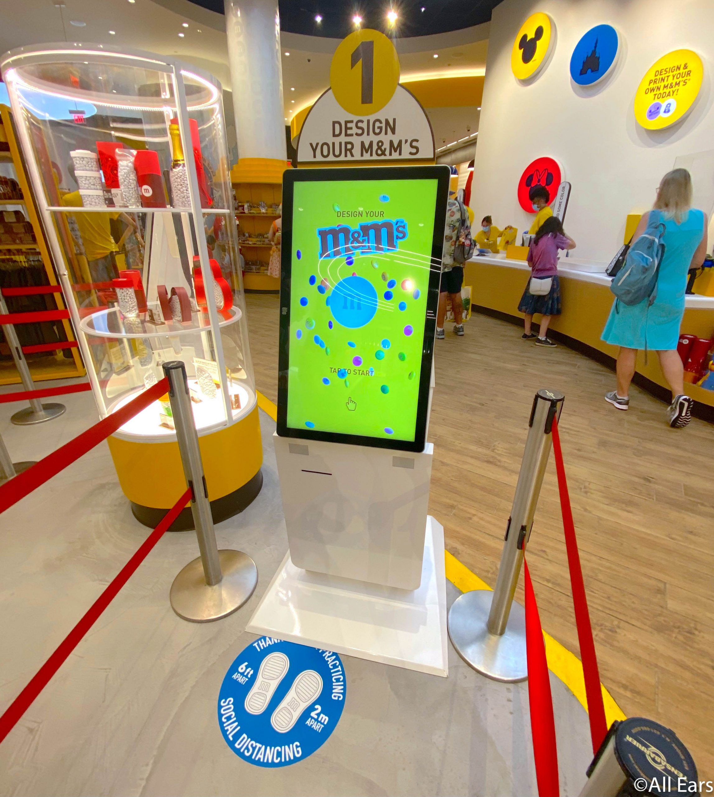 Creating Personalized M&Ms at the M&M Store at Disney Springs 