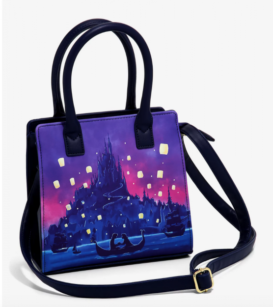 Loungefly Tangled Princess Castle Crossbody Bag