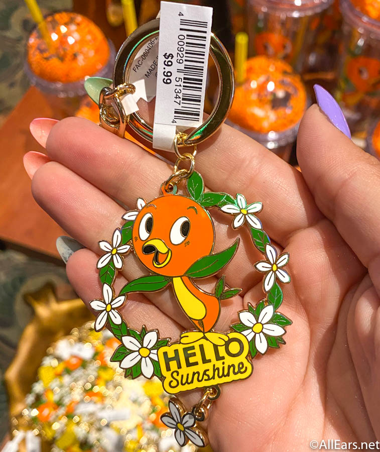 orange bird key chain world traveler epcot flower and garden 2021  merchandise - AllEars.Net