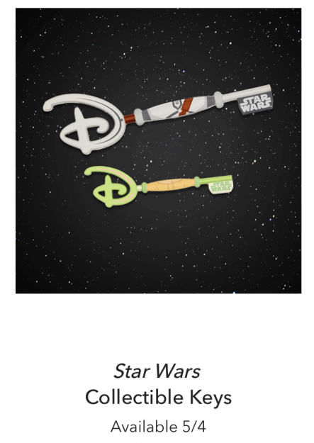 Star Wars Opening Key May the 4th UK/Euro Version New Disney Store/Shop