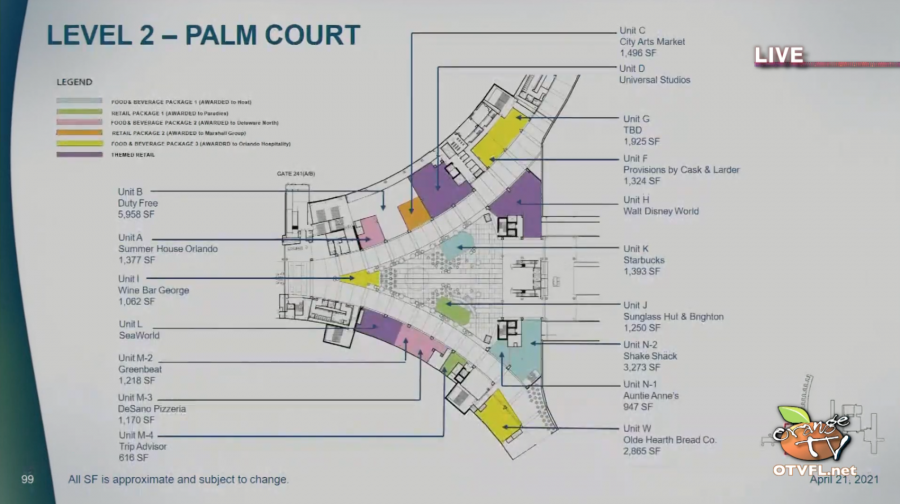 MCO-Orlando-International-Airport-Palm-Court-New-Disney-Universal-Store-Map  