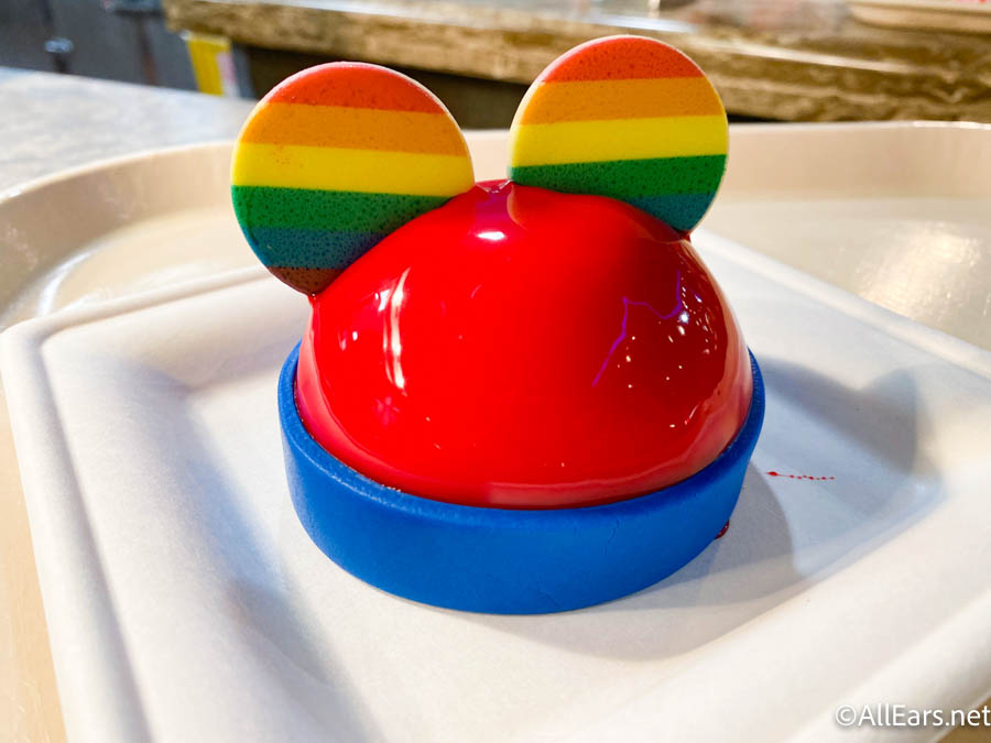 Mickey Rainbow Dome Cake