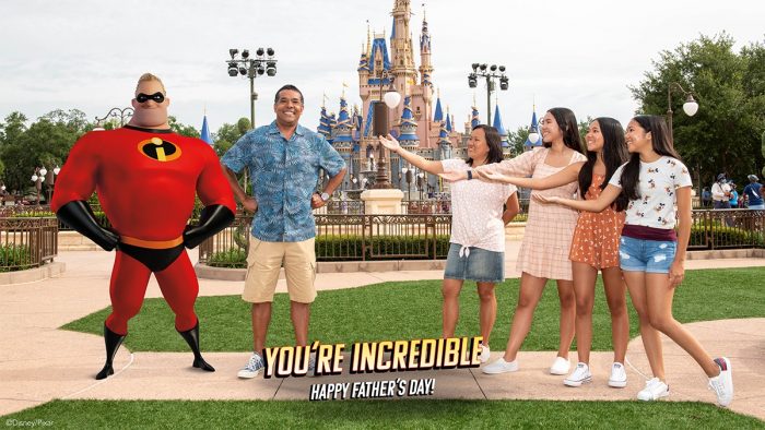 Father's Day incredibles magic shot Disney World