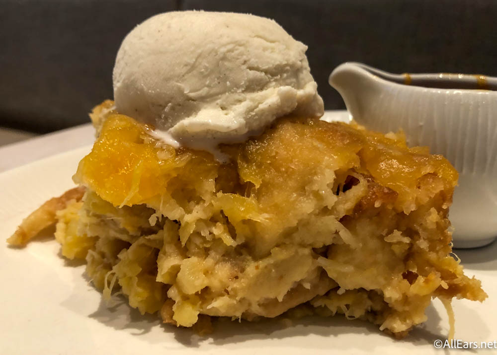 Our Celebrated House-made Coconut-Pineapple Bread Pudding