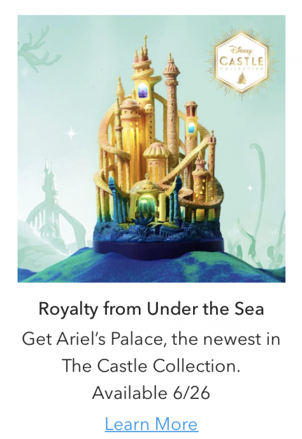2021 Disney Parks Princess Castle Collection The Little Mermaid Ariel OE Pin 
