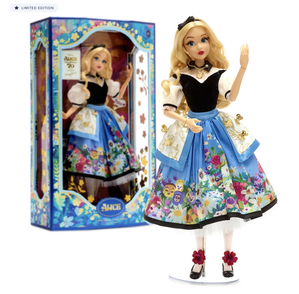 A Wonderland Favorite! Disney Collector Alice in Wonderland Doll - D23