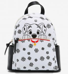 hot topic disney shopping merchandise 101 dalmatians peekaboo mini backpack  - AllEars.Net